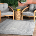 polypropylene braided large patio garden outdoor rug